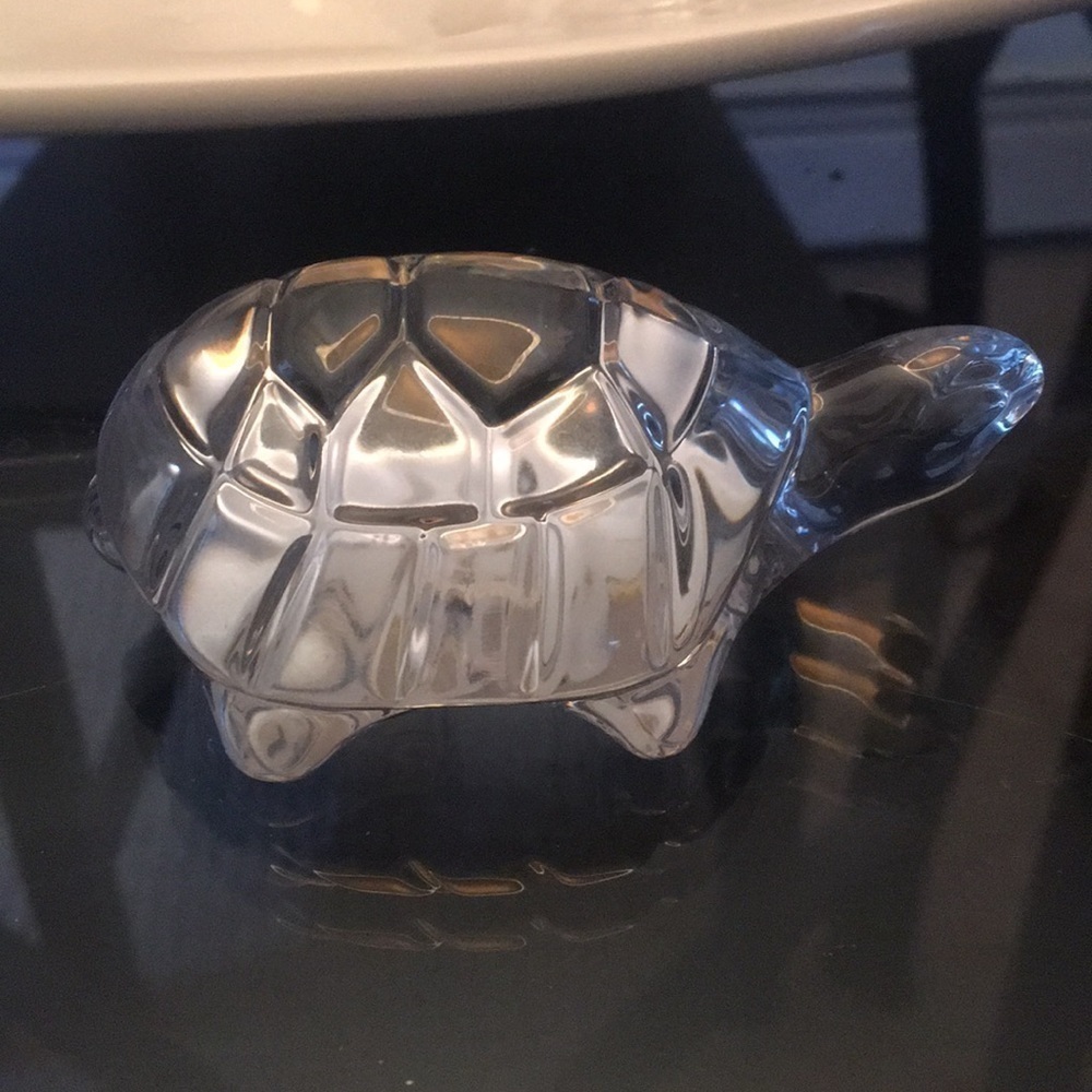 Villeroy &Boch crystal turtle. Perfect condition